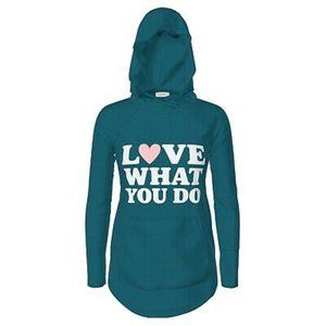 NWT LuLaRoe Amber Hoodie - Love What You Do - Sz L